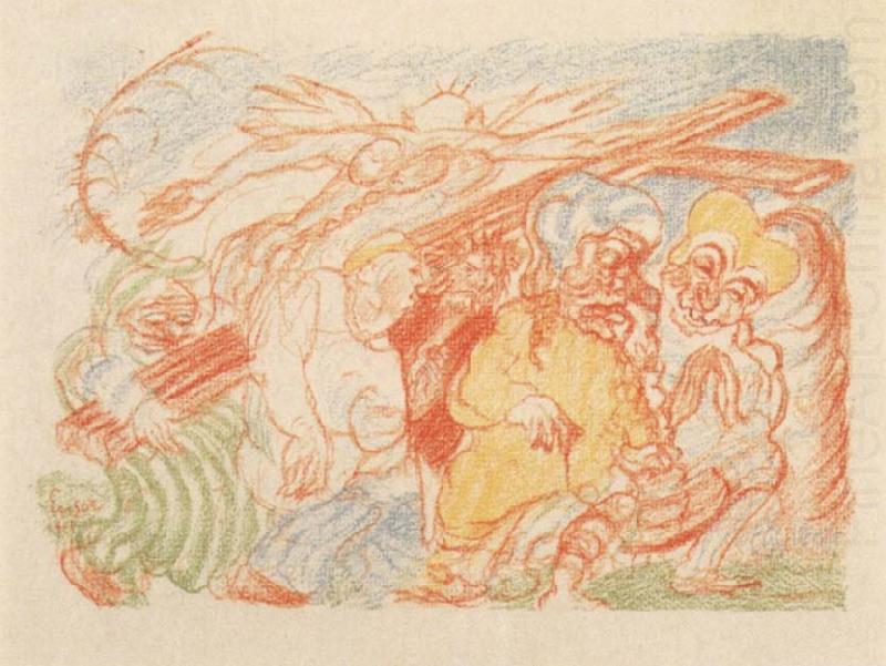 The Ascent to Calvary, James Ensor